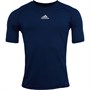 adidas Mens Alphaskin Compression Top Collegiate Navy