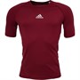 adidas Mens Alphaskin Compression Top Collegiate Burgundy
