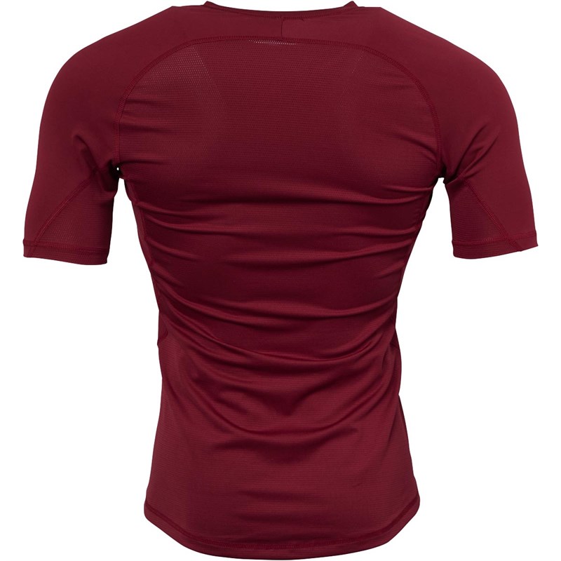 adidas Mens Alphaskin Compression Top Collegiate Burgundy