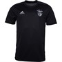 adidas Mens SLB Benfica Away Jersey Black
