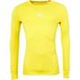adidas Mens Alphaskin Long Sleeve Compression Top Team Yellow