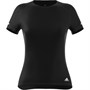 adidas Damen Run It Climalite T-Shirt Schwarz