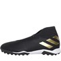 adidas Mens Nemeziz 19.3 Laceless TF Astro Turf Football Boots Core Black/Gold Metallic/Utility Black