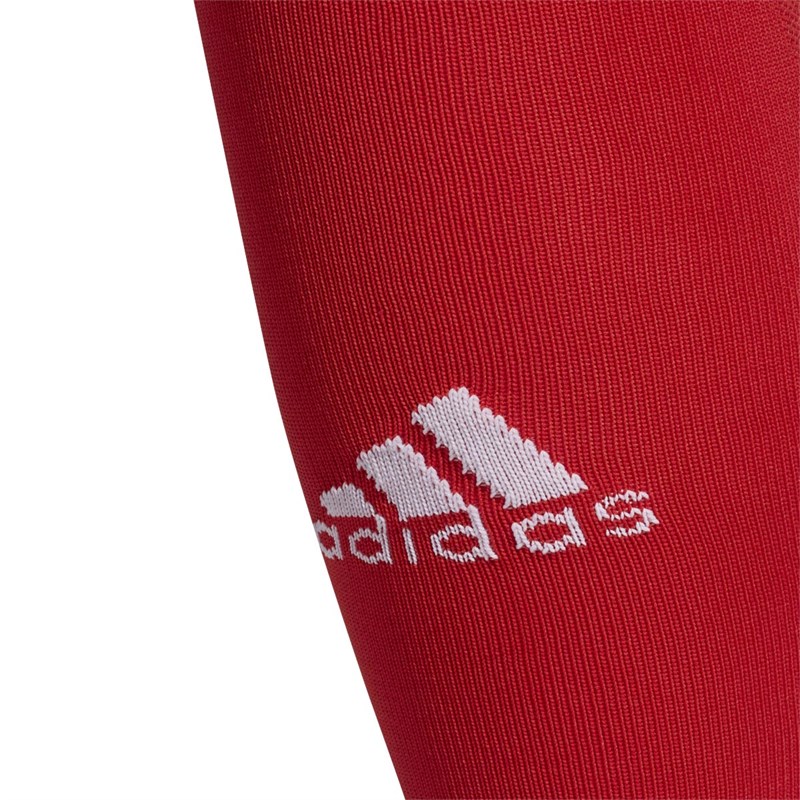 adidas soccer socks white with red stripes