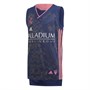 adidas Junior RMCF Real Madrid Baloncesto Basketball Away Trikot Blau