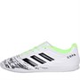 adidas Mens Copa 20.4 IN Indoor Football Boots Footwear White/Core Black/Signal Green