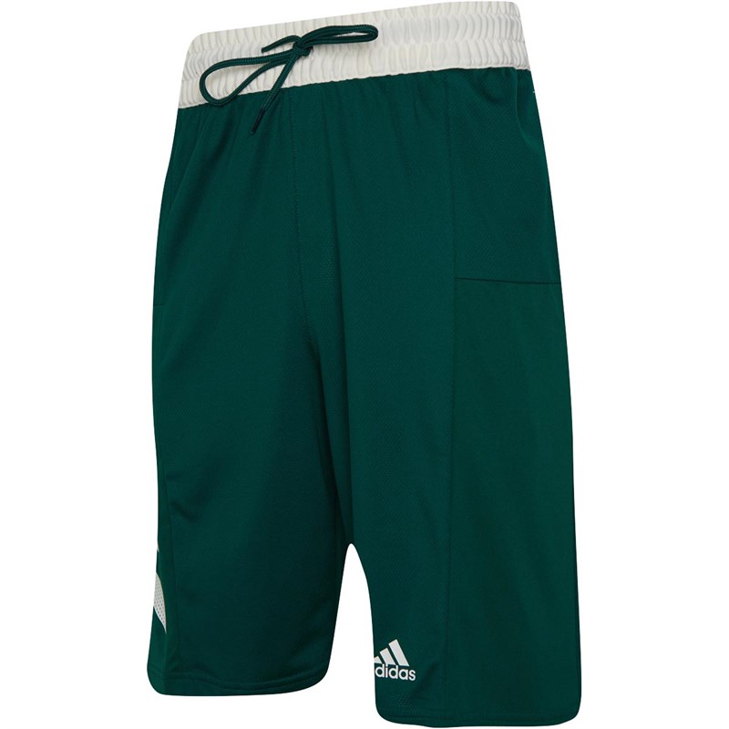 Buy adidas Mens Pao Panathinaikos Basketball Training Shorts Dark Green