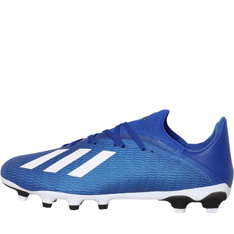 Buy adidas Mens X 19.3 MG Multi Ground Football Boots Royal Blue Footwear White Core Black