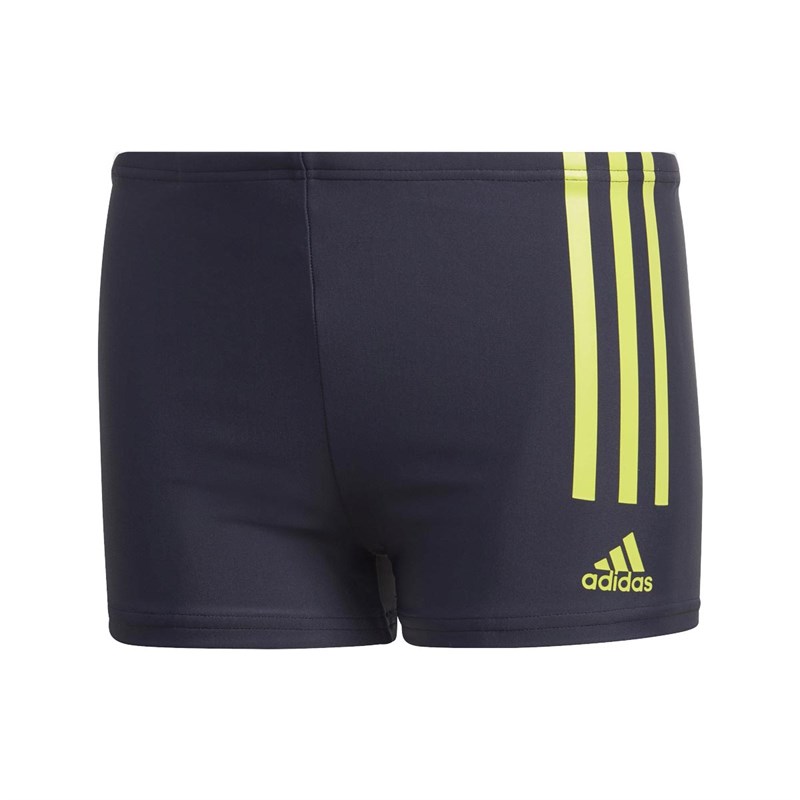 adidas Junior 3-Stripes Swim Shorts Legend Ink/Semi Solar Slime