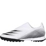 adidas Mens X GHOSTED.3 LACELESS TF ASTRO Football Boots Footwear White/Core Black/Footwear White