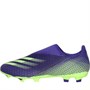 adidas Mens X Ghosted.3 Laceless Fg Firm Ground Football Boots Energy Ink/Signal Green/Energy Ink
