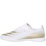 adidas Mens X Ghosted.3 IN Indoor Football Boots Footwear White/Metallic Gold/Footwear White