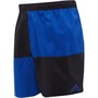 adidas Mens Colourblock Swim Shorts Black/Royal Blue