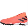 adidas Mens Nemeziz 19.3 Laceless TF Astro Turf Football Boots Signal Coral/Core Black/Solar Red