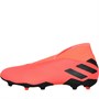 adidas Mens NEMEZIZ 19.3 LACELESS FG FIRM GROUND Football Boots Signal Coral/Core Black/Solid Red