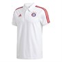 adidas Polo FCB Bayern Munich 3-Stripes Homme Blanc