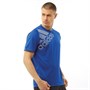 adidas Męskie Freelift Badge Of Sport T-Shirt Niebieski
