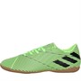adidas Mens Nemeziz 19.4 IN Indoor Football Boots Signal Green/Core Black/Royal Blue