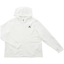 adidas Womens Aeroready Knit Jacket (Plus Size) White/White