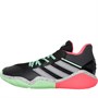 adidas Mens Harden Stepback Basketball Shoes Core Black/Grey Two/Glory Mint