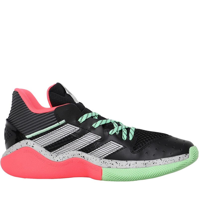 Buy adidas Mens Harden Stepback Basketball Shoes Core Black/Grey Two ...