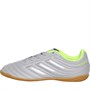adidas Junior Copa 20.4 IN Indoor Football Boots Grey Two/Metallic Silver/Solar Yellow