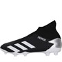 adidas Mens Predator Mutator 20.3 Laceless FG Firm Ground Football Boots Core Black/Footwear White/Silver Metallic