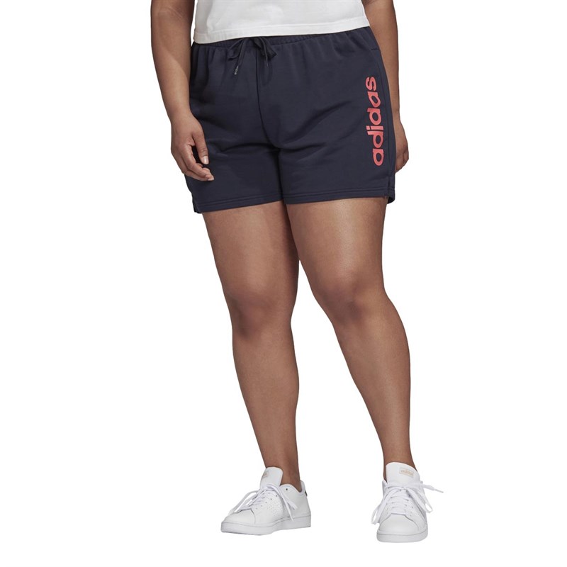 adidas Damen Essentials Logo Shorts Blau