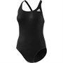 adidas Womens Athly V Solid Swimsuit Black