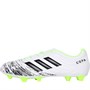 adidas Mens Copa 20.4 FG Firm Ground Football Boots Footwear White/Core Black/Signal Green
