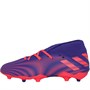 adidas Junior Nemeziz .3 FG Firm Ground Football Boots Energy Ink/Signal Pink/Signal Green