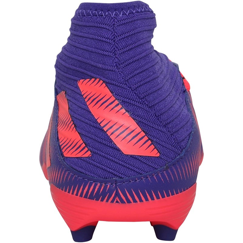 adidas Junior Nemeziz .3 FG Firm Ground Football Boots Energy Ink/Signal Pink/Signal Green