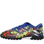 adidas Junior Nemeziz Messi 19.3 TF Astro Turf Football Boots Royal Blue/Silver Metallic/Solar Yellow