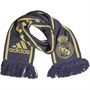 adidas Mens RMCF Real Madrid Scarf Night Indigo/Gold/Black