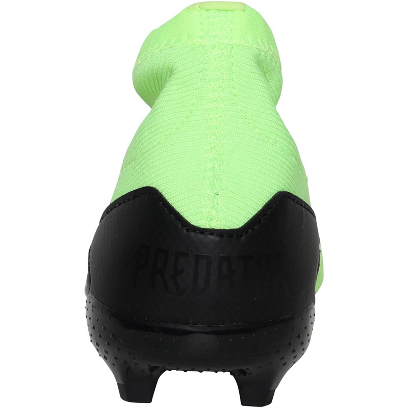 adidas Junior Predator Mutator 20.1 FG Firm Ground Football Boots Signal Green/Footwear White/Core Black