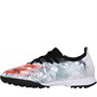 adidas Junior X Ghosted.3 TF Astro Turf Football Boots Footwear White/Solar Red/Core Black