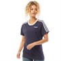 adidas Damen 3-Stripes T-Shirt Blau