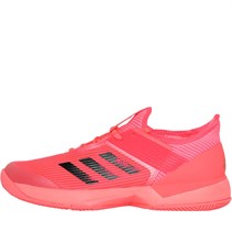 adidas Womens Ubersonic 3 Hard Court Tennis Shoes Signal Pink/Core Black/Copper Metallic