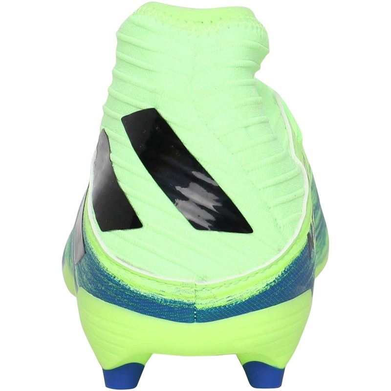 Buy adidas Junior Nemeziz 19.3 FG Firm Ground Football Boots Signal Green/Black/Royal Blue