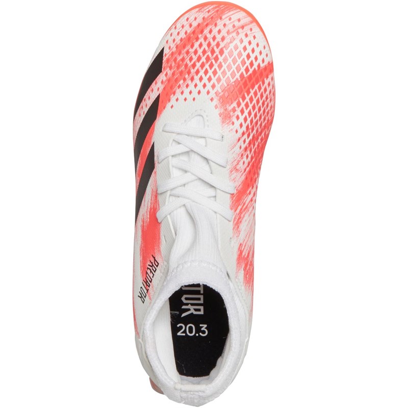 adidas Jungen Predator 20.3 MG Multi Ground Fußballschuhe Weiß