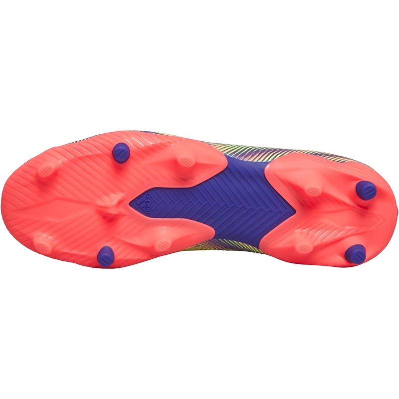 adidas Junior Nemeziz.1 FG Firm Ground Football Boots Energy Ink/Signal Pink/Signal Green