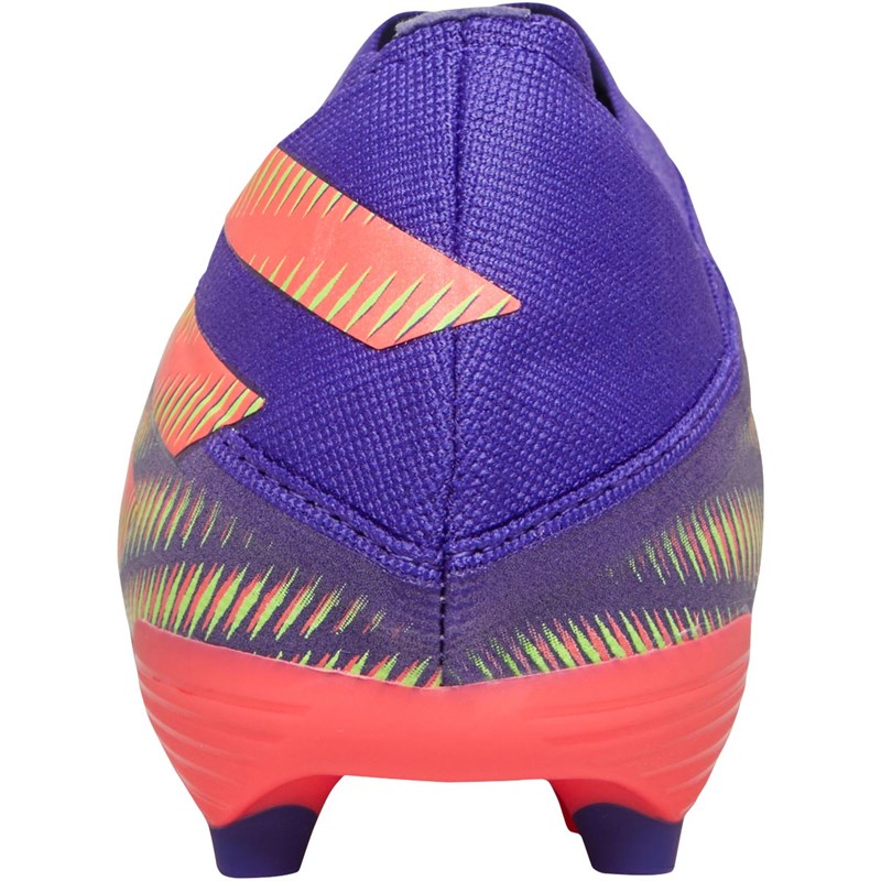 adidas Junior Nemeziz.1 FG Firm Ground Football Boots Energy Ink/Signal Pink/Signal Green