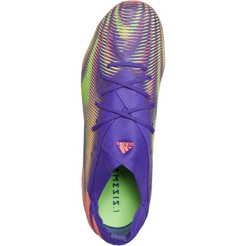 adidas Junior Nemeziz.1 FG Firm Ground Football Boots Energy Ink/Signal Pink/Signal Green