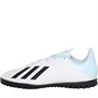 adidas Junior X 19.4 TF Astro Football Boots Footwear White/Core Black/Shocking Pink