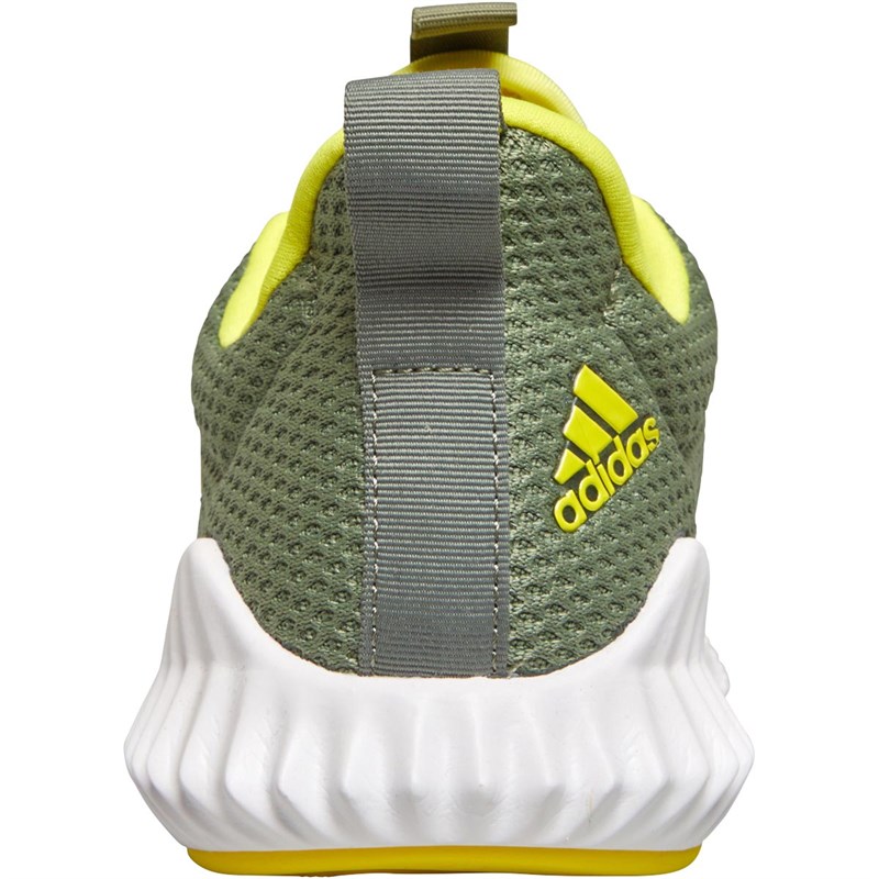 adidas Junior Fortarun Trainers Legend Green/Shocking Yellow/Footwear White