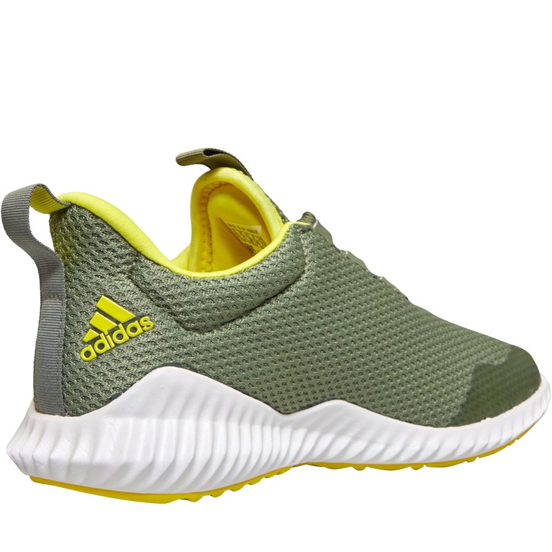 adidas Junior Fortarun Trainers Legend Green/Shocking Yellow/Footwear White