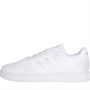 adidas Junior Grand Court Trainers Footwear White/Footwear White/Silver Metallic