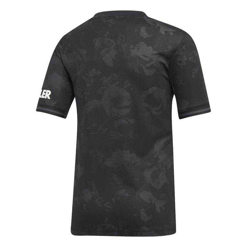 adidas Junior MUFC Manchester United Third T-Shirt Schwarz