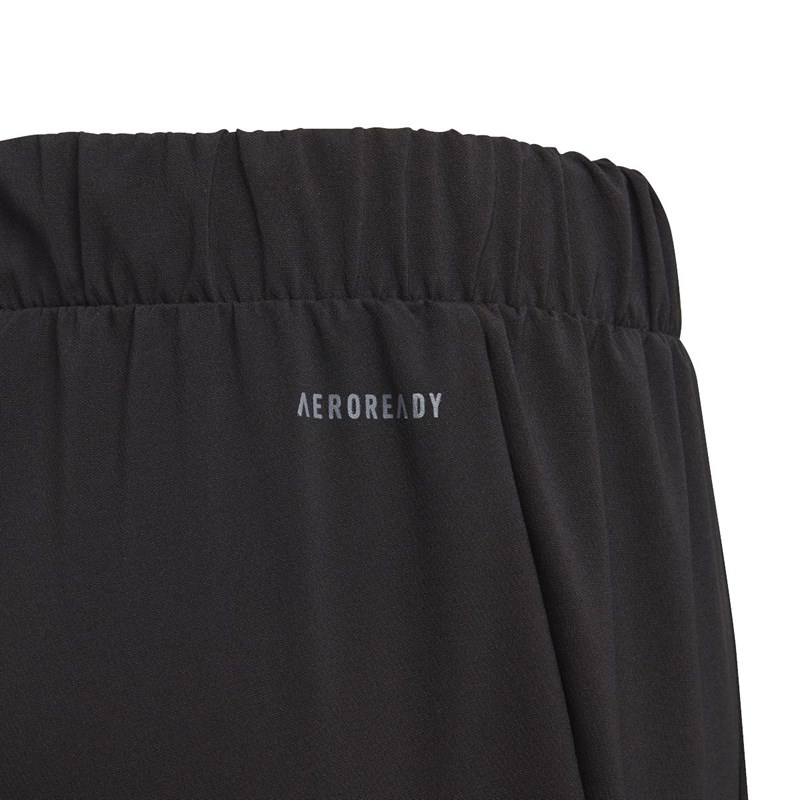 adidas Junior Aeroready Slim Fit Woven Sweat Pants Black