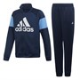 adidas Junior Badge Of Sport Tracksuit Collegiate Navy/Real Blue/White